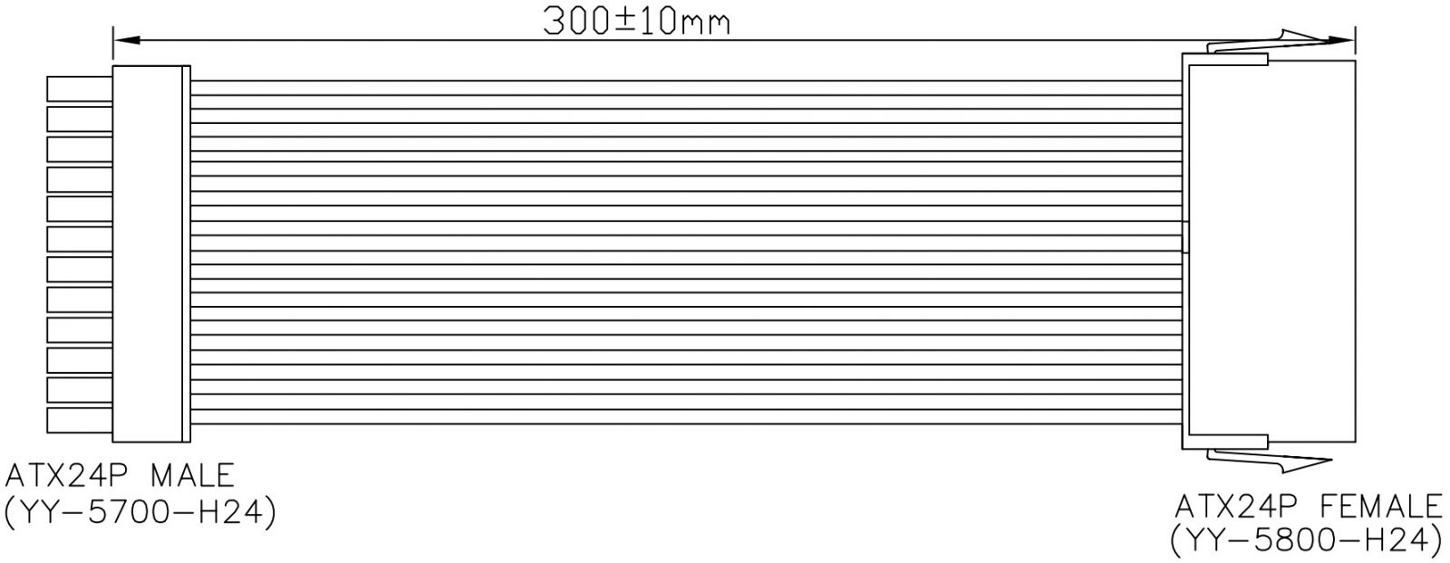 כבל ATX למחשב ROLINE 11.03.1016